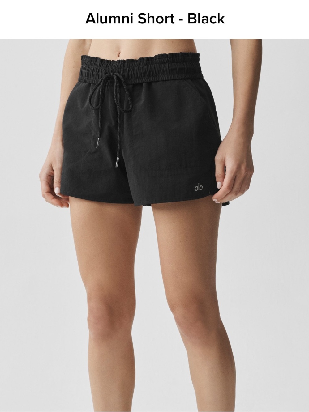 ALO Yoga Alumni Shorts - Black